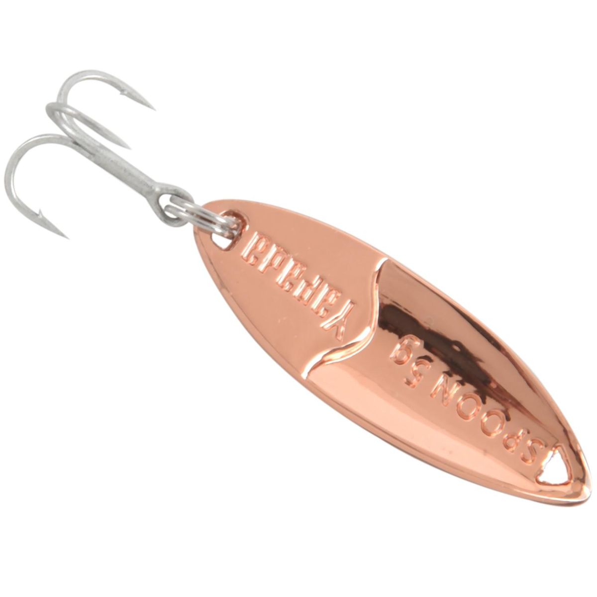 YAPADA Zinc Alloy Insect Shape Spoon Fishing Lure 5g red