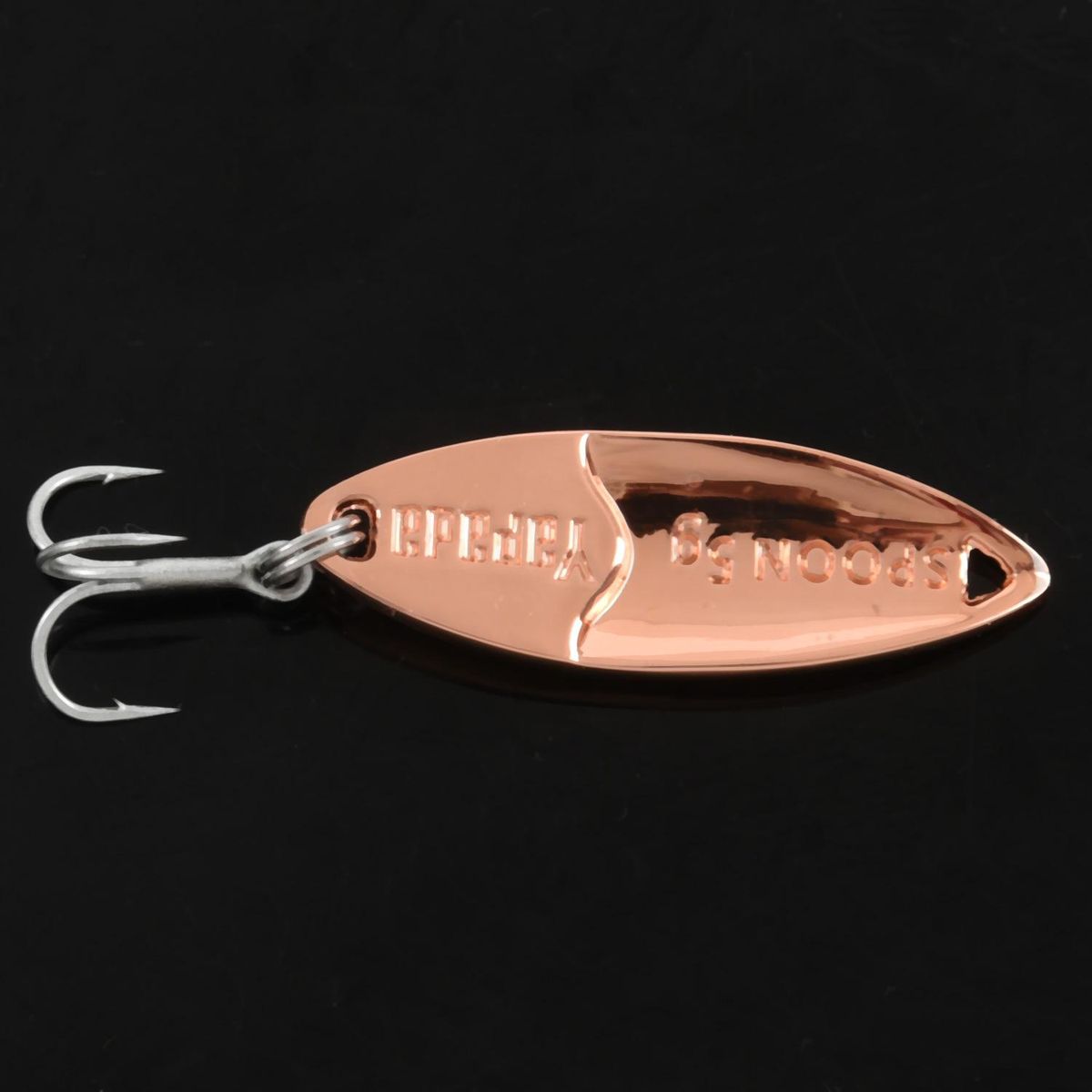 YAPADA Zinc Alloy Insect Shape Spoon Fishing Lure 5g red