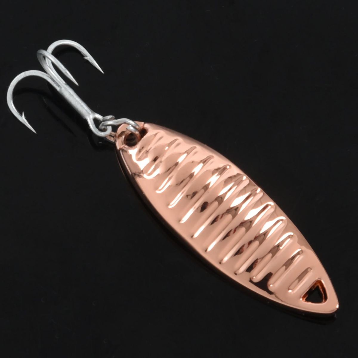 YAPADA Zinc Alloy Insect Shape Spoon Fishing Lure 5g red