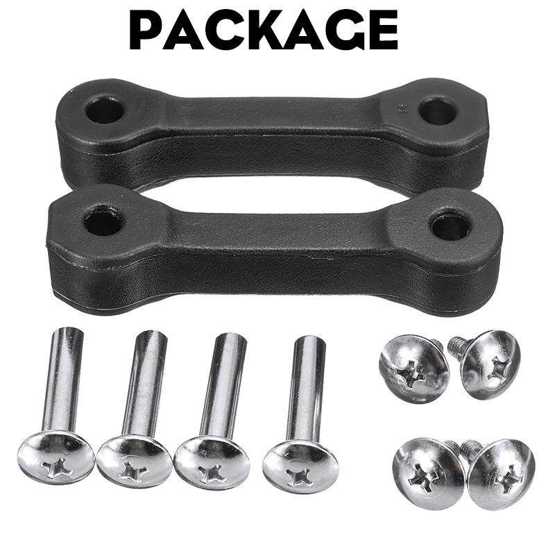 Black Heavy Duty Hood Latch Upgrade Kit For Jeep JK Stops Shake Rattle