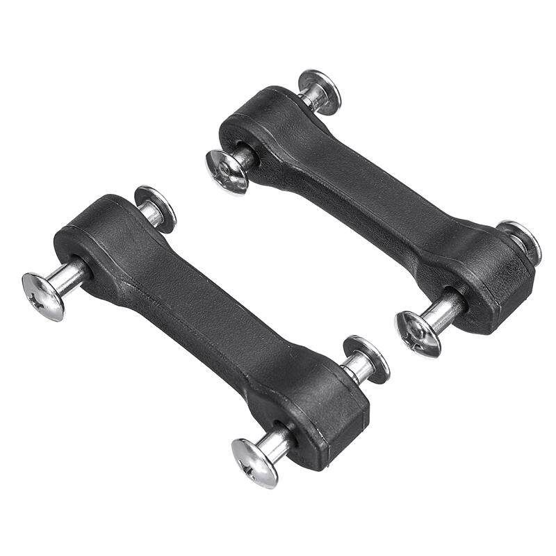 Black Heavy Duty Hood Latch Upgrade Kit For Jeep JK Stops Shake Rattle