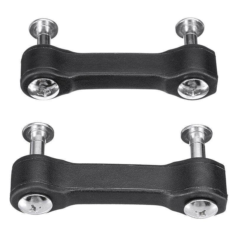 Black Heavy Duty Hood Latch Upgrade Kit For Jeep JK Stops Shake Rattle