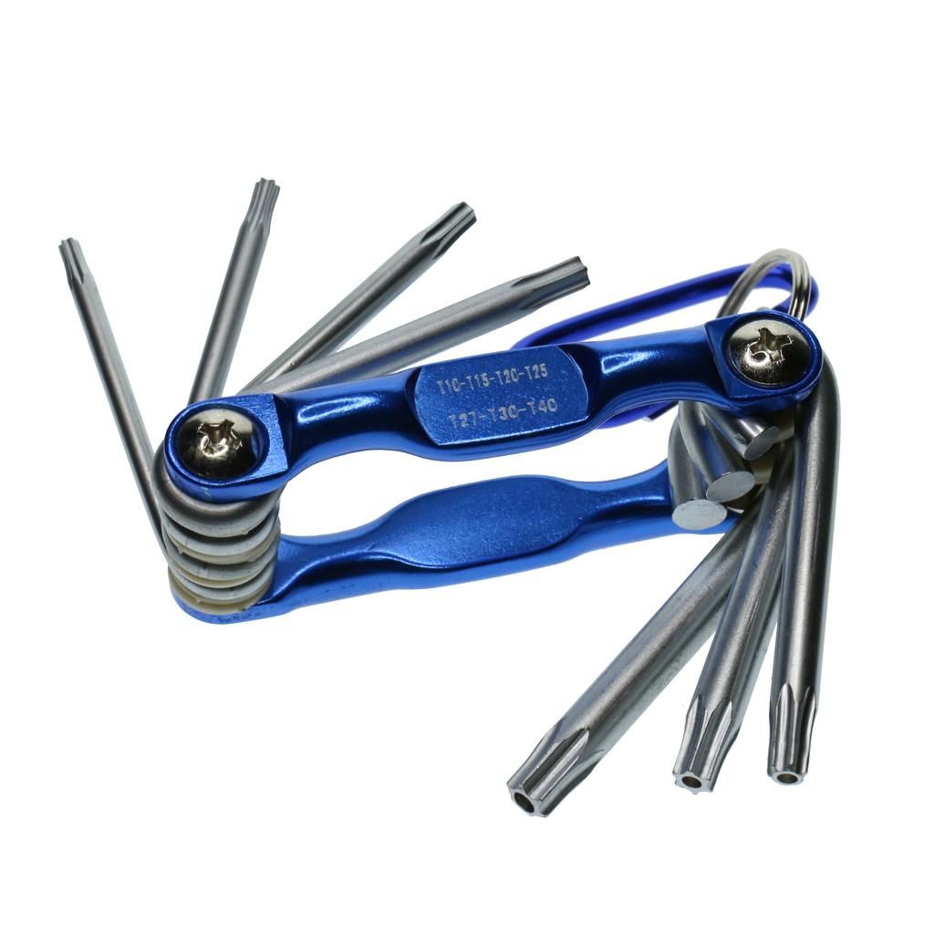 NEW 7 Size New Folding  Set Portable Wrench Tool Screwdriver