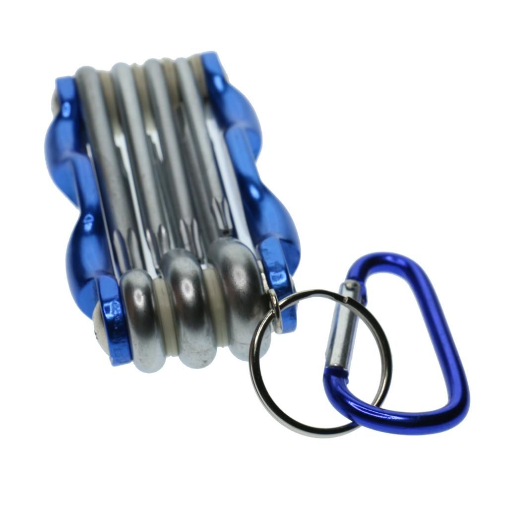 NEW 7 Size New Folding  Set Portable Wrench Tool Screwdriver