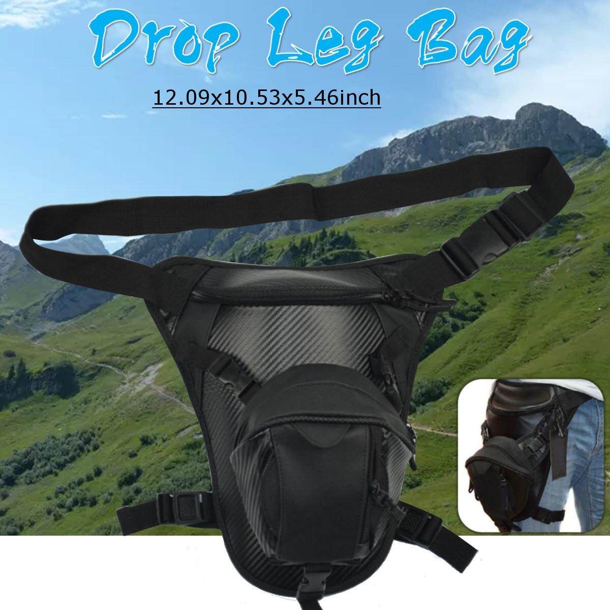 Men Drop Leg Bag Motorcycle Waterproof Outdoor Waist Fanny Pack Thigh Hip Pouch