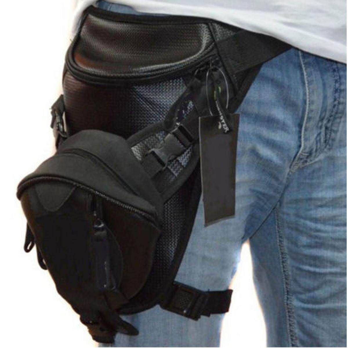 Men Drop Leg Bag Motorcycle Waterproof Outdoor Waist Fanny Pack Thigh Hip Pouch