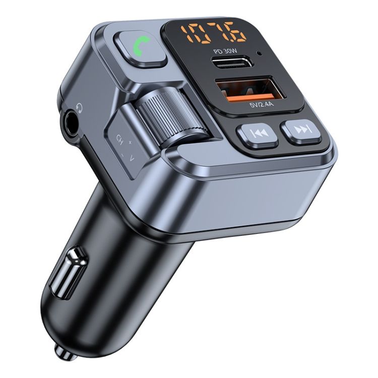 Fast Charger Wireless Bluetooth 5.1 FM Transmitt Er Car Kit