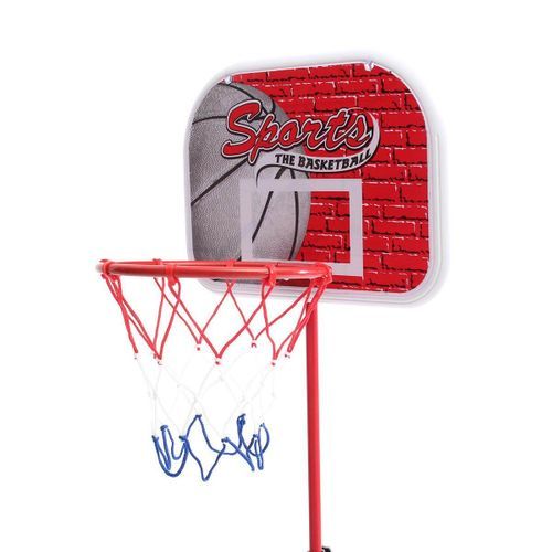 Portable Adjustable Basket Set With Free Basketball
