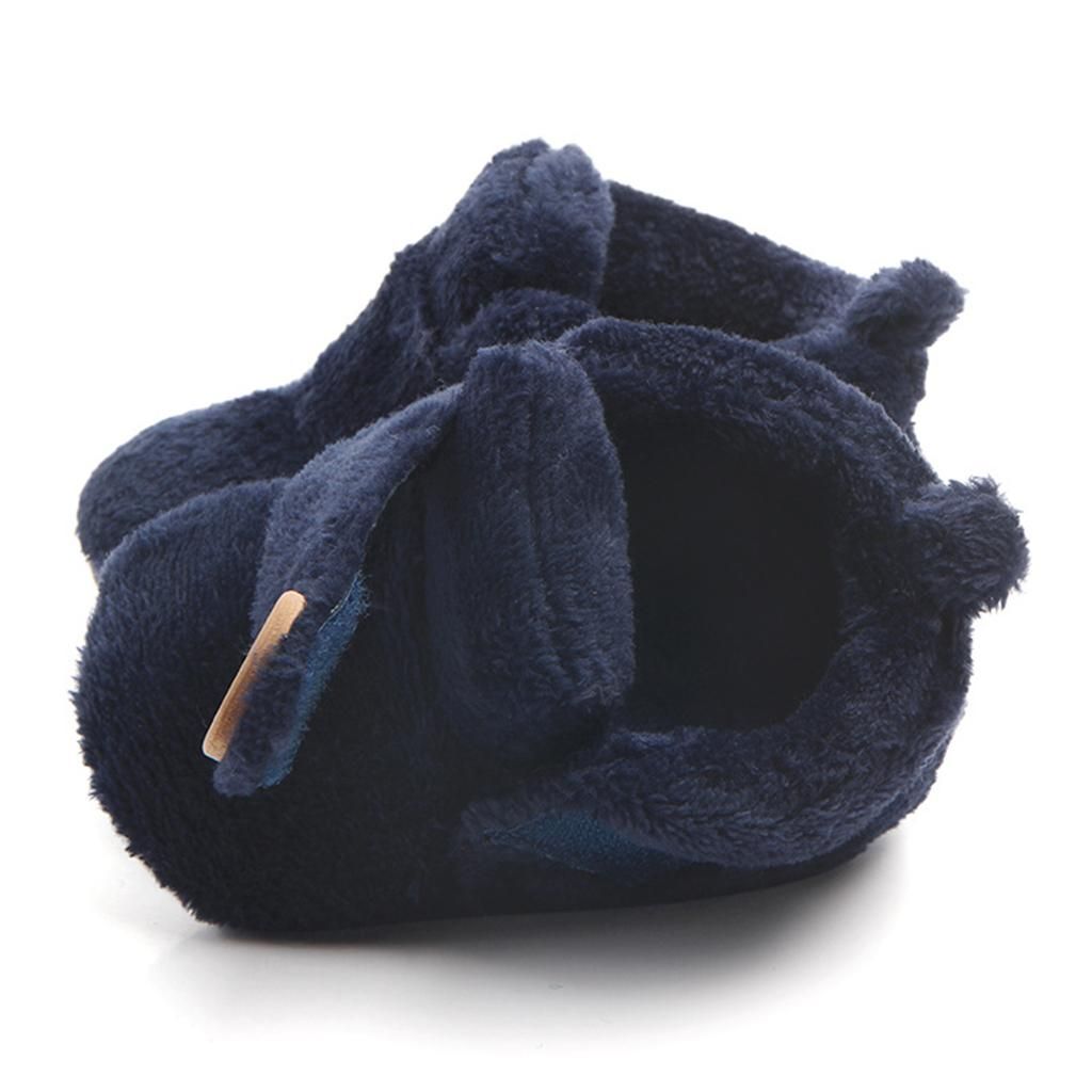 Baby Toddler Warm Shoes Boy Girl's Prewalker 0-6Months Dark Blue