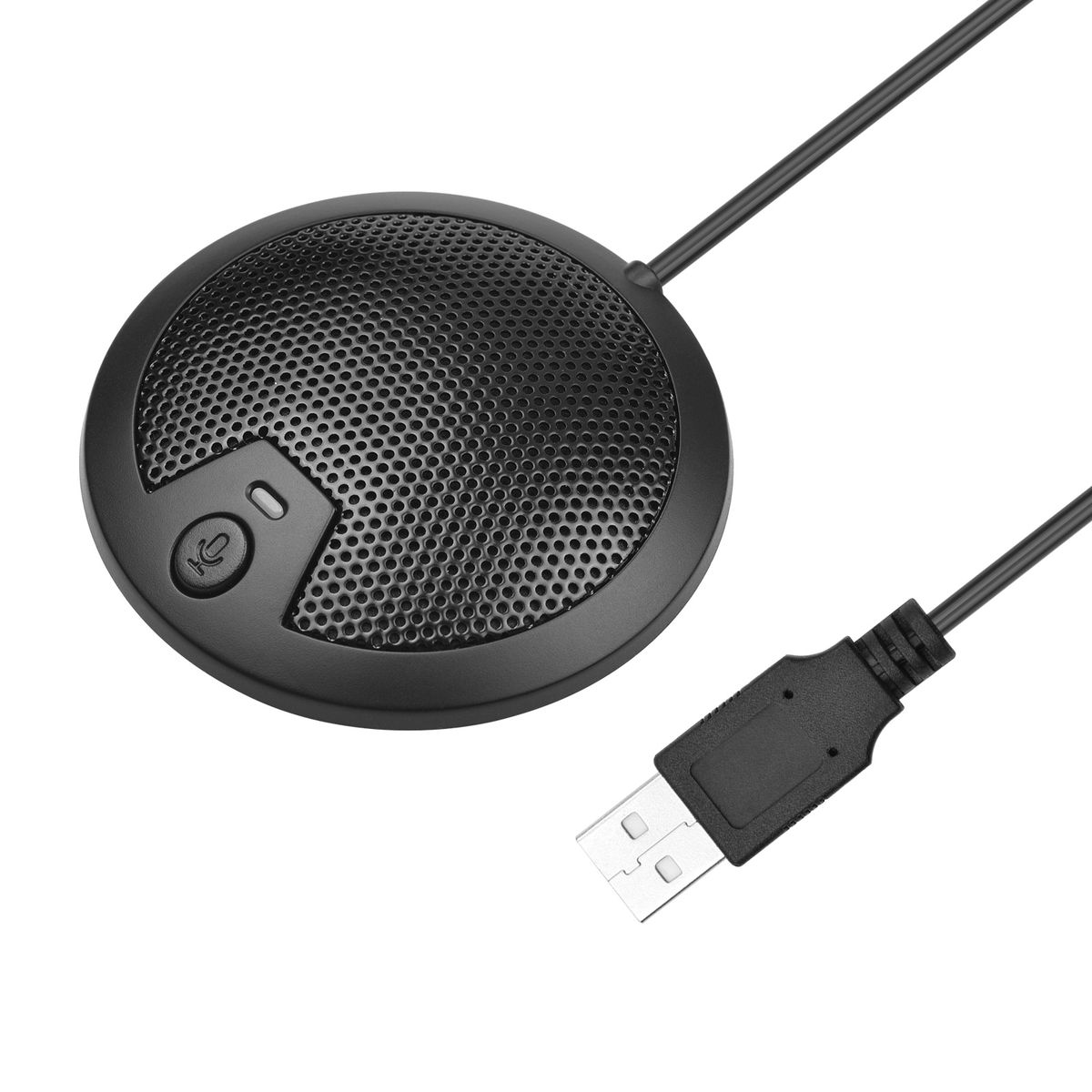 USB Desktop Condenser Microphone 360° Omnidirectional Mic