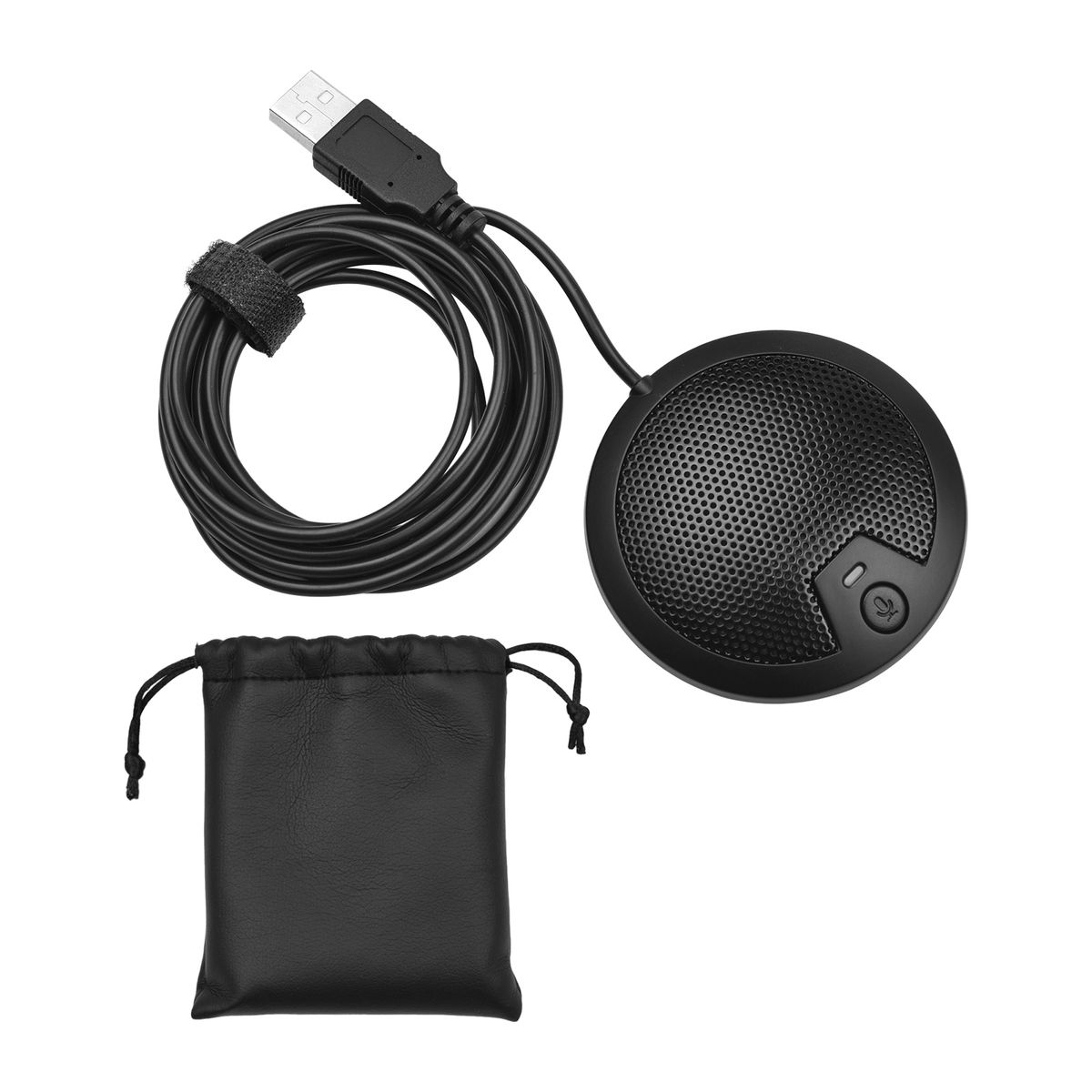 USB Desktop Condenser Microphone 360° Omnidirectional Mic