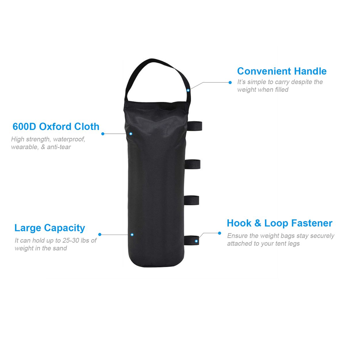 Weight Bags Gazebo Tent Leg Sandbags Weighted Base Outdoor