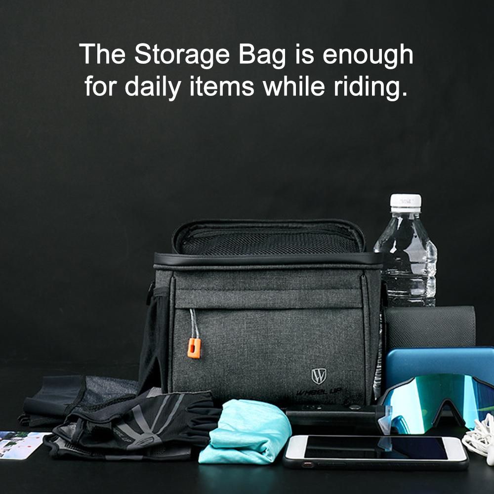 Bicycle Headpack Oblique Crosses Package Touched Screen MobilePhone Bag Multi-functional Support Front Handlebar Bag