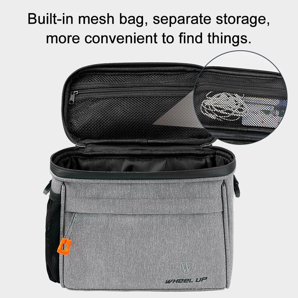 Bicycle Headpack Oblique Crosses Package Touched Screen MobilePhone Bag Multi-functional Support Front Handlebar Bag