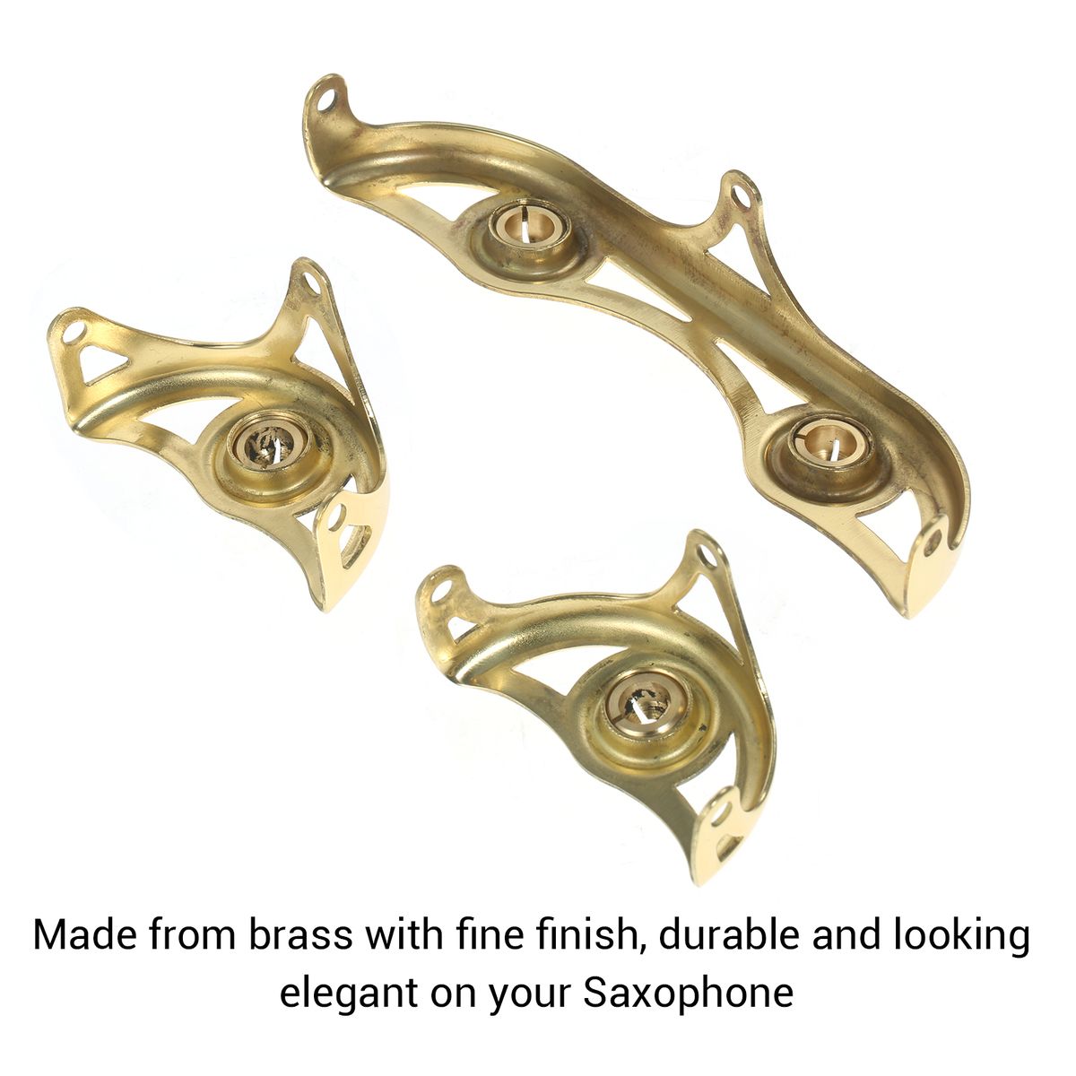 3Pcs/Set Brass Key Guard For Alto Sax Saxophone Repairing