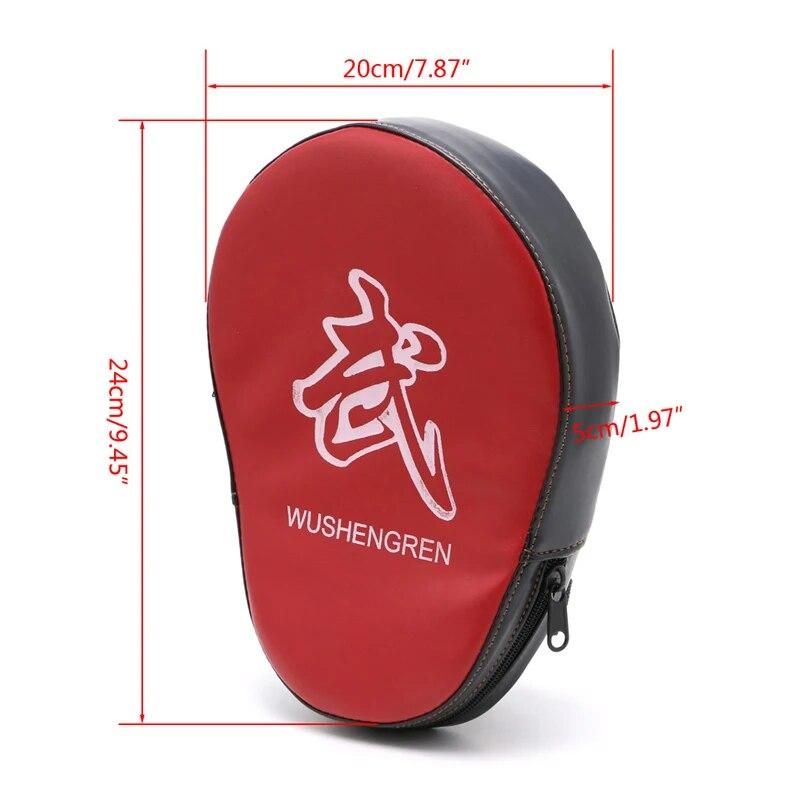 Boxing Mitt Training Focus Punches Pad Glove MMA Karate Combat Thai Kick