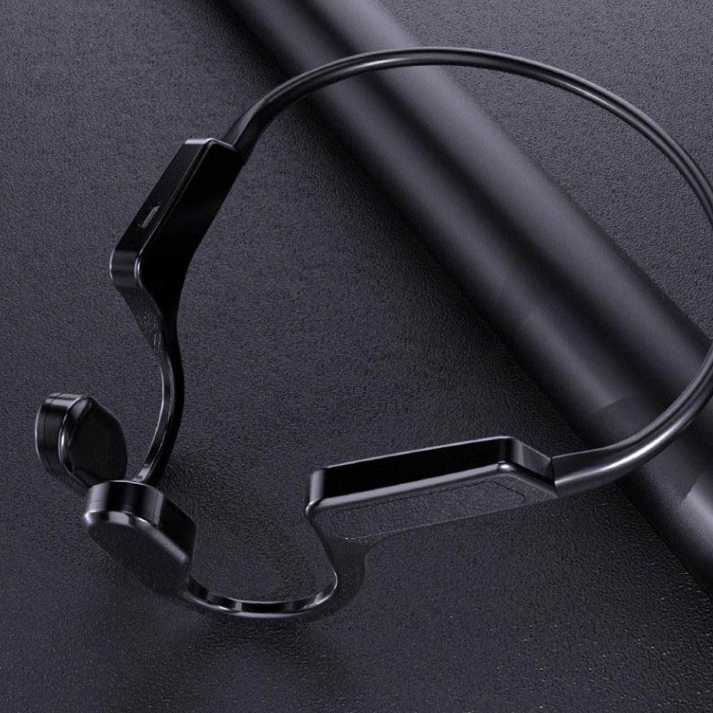 X1 Bone Conduction Headphones BT5.1 Open-Ear Wireless Headset w/Mic Sweatproof Sports Earphone