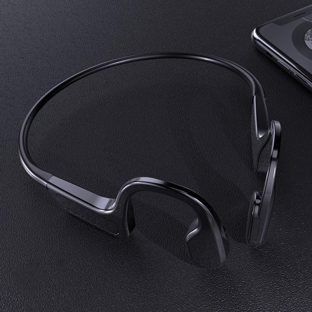 X1 Bone Conduction Headphones BT5.1 Open-Ear Wireless Headset w/Mic Sweatproof Sports Earphone