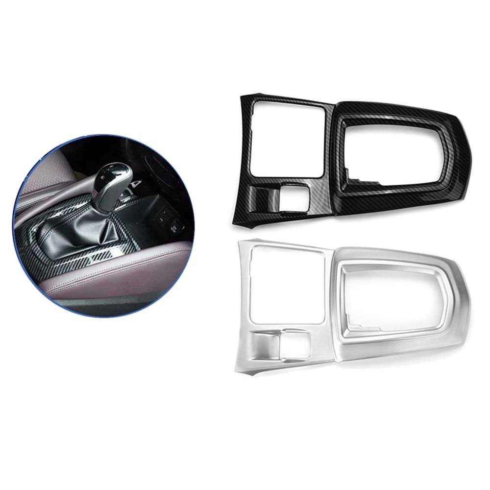 Shift Box Panel Cover Interior Trim Molding Cup Holder Trim Cover for Nissan Qashqai J11 2014-2018 Carbon Pattern