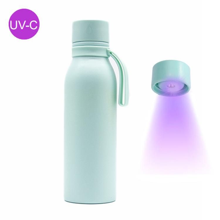 600ml Smart UV Sterilizer Vaccum Thermos Water Bottle Self Cleaning Water Purifier 304 Stainless Steel Portable Sport Thermoses