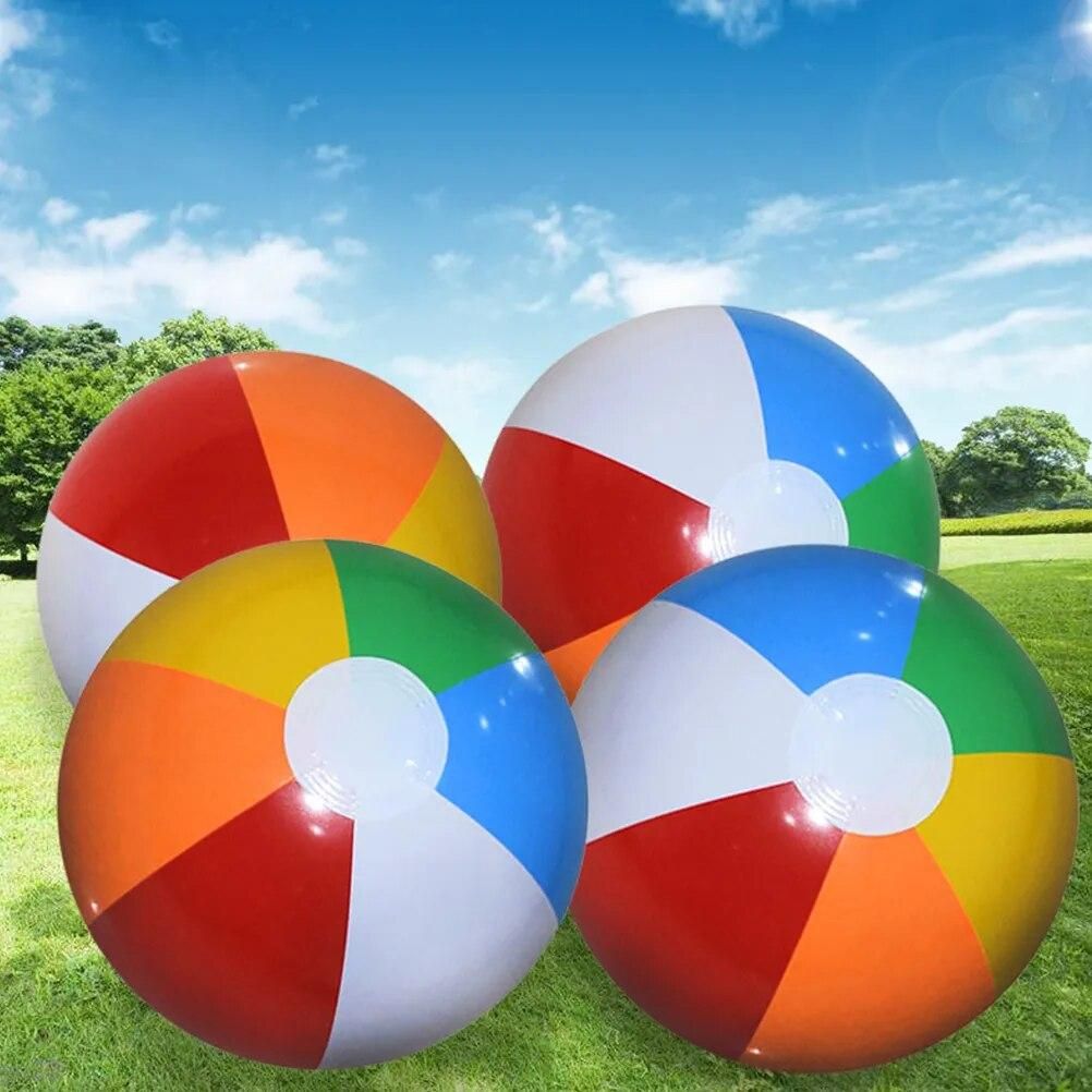 12 PCS Kids Beach Ball Advertising PVC Inflatable Swimming Toy Child Mini Balls