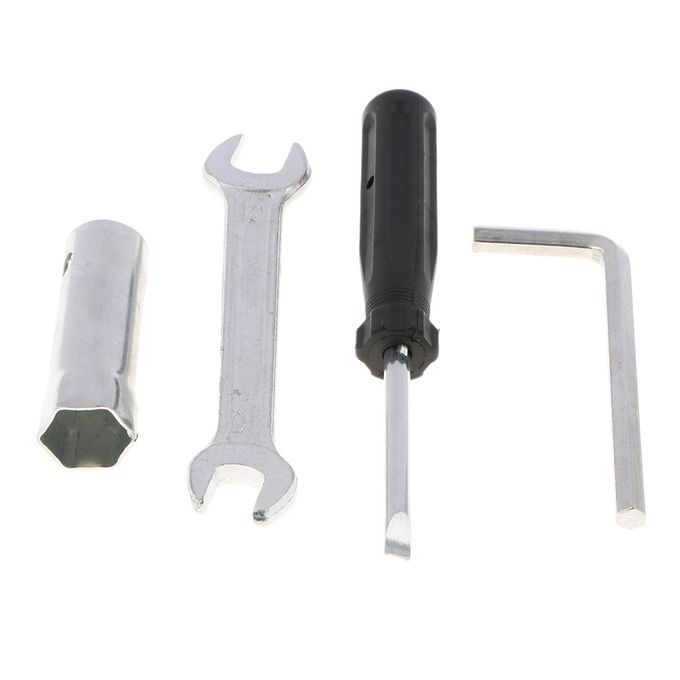 4 Pcs Vehicle Repair Tool Set Spanner Socket Metric  Key Wrench Kit