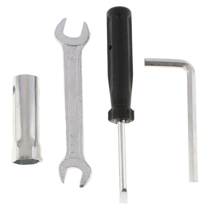 4 Pcs Vehicle Repair Tool Set Spanner Socket Metric  Key Wrench Kit