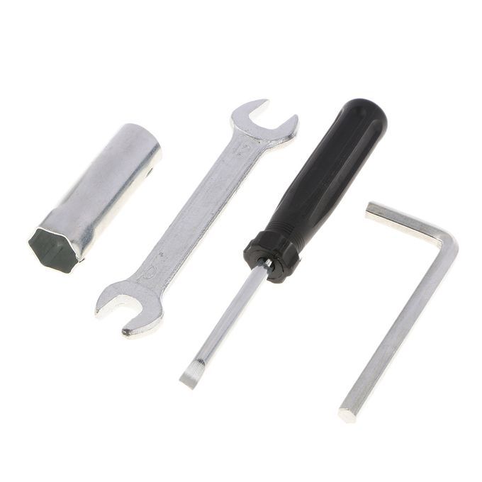 4 Pcs Vehicle Repair Tool Set Spanner Socket Metric  Key Wrench Kit