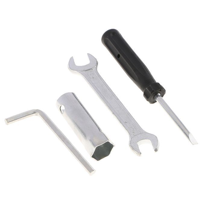 4 Pcs Vehicle Repair Tool Set Spanner Socket Metric  Key Wrench Kit