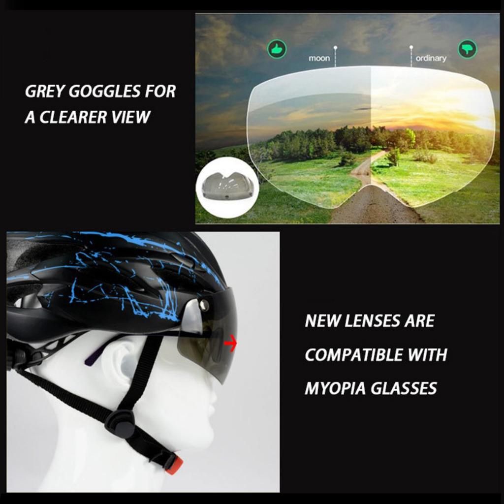 Adult With  Goggles Adjustable Crash Hat For Black