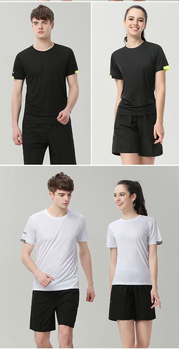 Breathable Stretchy Men O-neck Short Sleeve Man T Shirt