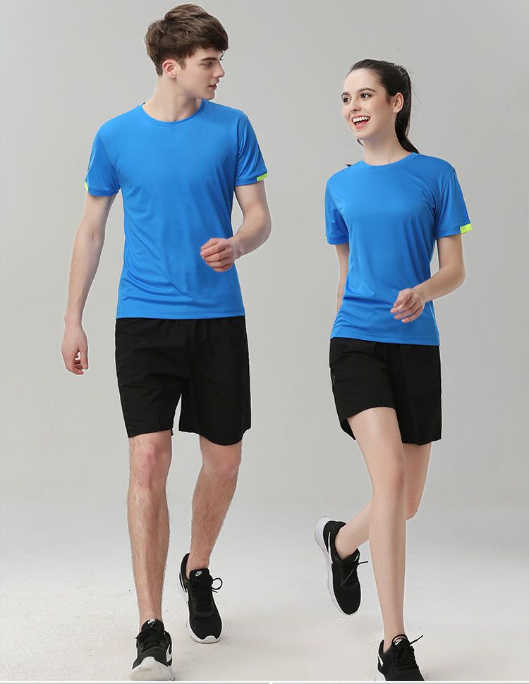 Breathable Stretchy Men O-neck Short Sleeve Man T Shirt