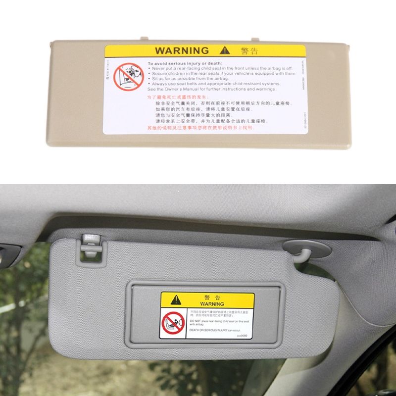 For Peugeot 308 Left-hand Drive Car Sun Visor Makeup Mirror For Peugeot 308 2010-2022 (Dark Beige)