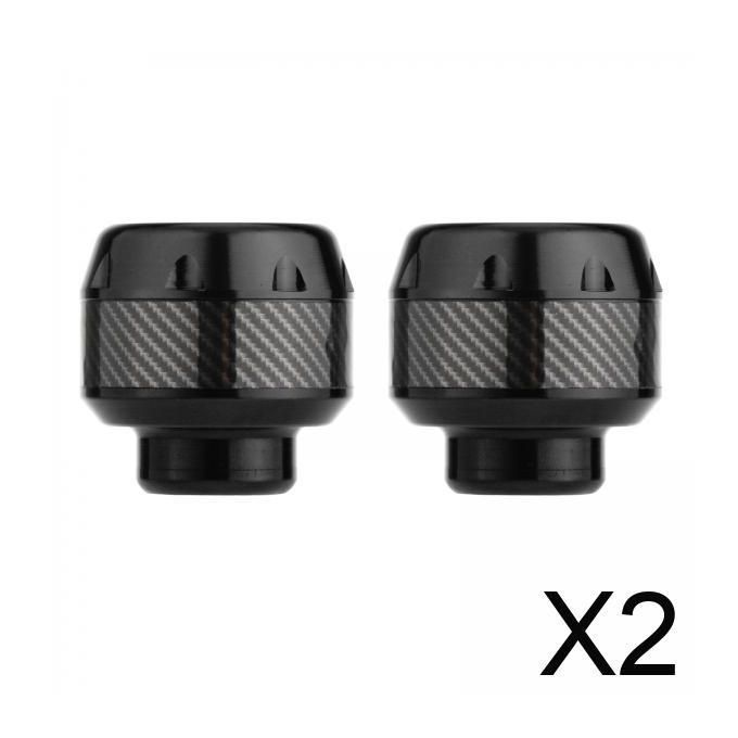 2x2 Pieces Motorcycle Fall Protection Caps For Fork Frame Sliders