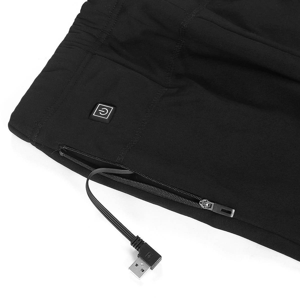 USB Heated Pants Women Rechargeable Slim Thickening Heated