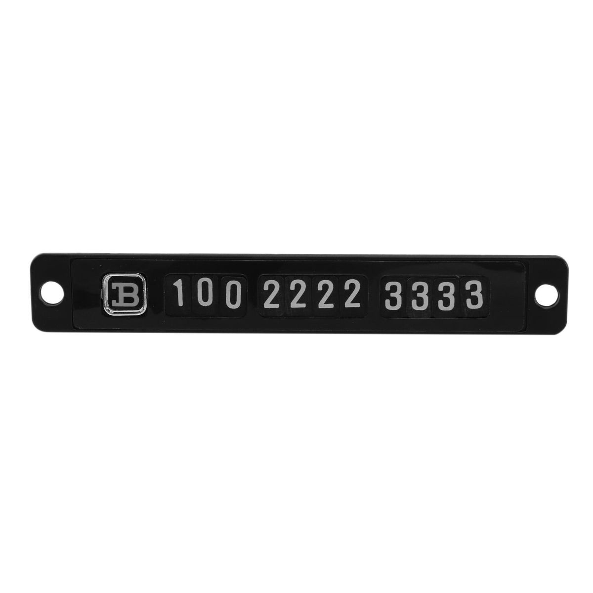 Luminous Magnetic Temporary Parking Phone Number Card Plate