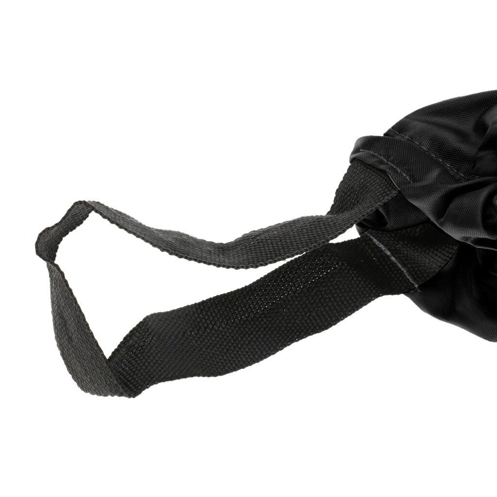 Portable Waterproof Nylon Full Kayak Boat Canoe Spray Skirt Deck Sprayskirt Cover Black