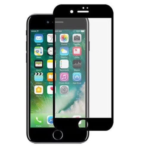 Tempered Glass For iPhone 7g - Black