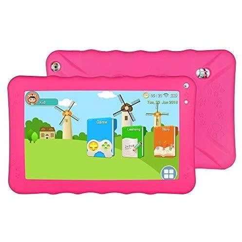 Kids Educational Tablet Pc - K93 - 16gb Wifi Accessories + Pouch - Pink