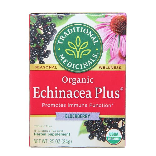 Traditional Medicinals Organic Echinacea Plus Tea-16 Tea Bags