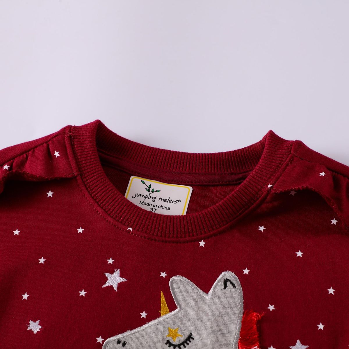 Girls Sweatshirt Long Sleeve Cartoon Sweatshirt Red