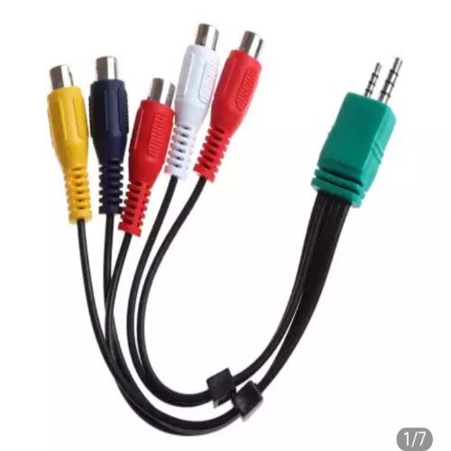 Video Av Component Audio Adapter Cable For Samsung Led