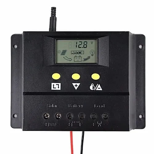 60a Solar Charge Controller - 12v - 24- Lcd Screen Display