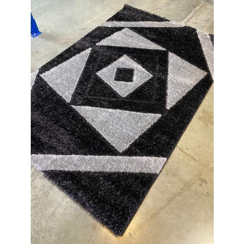 4 By 6ft Pattern Multicolor Center Shaggy Rug