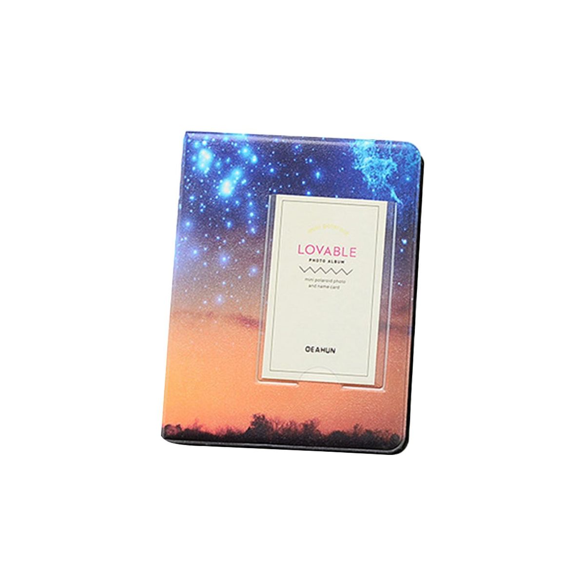 Photo Storage Holder Faux Leather Plog Photo Storage Book Yellow
