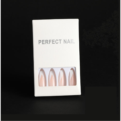 Ballet Coffin Full Cover Long Press On Nail - Sm30210905  - 24 Pieces