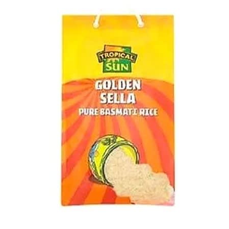 Golden Sella Pure Basmati Rice 5kg - Pack Of 2