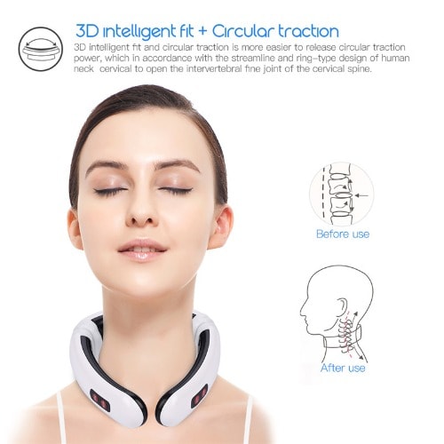 Electric Pulse Neck And Back  Massager