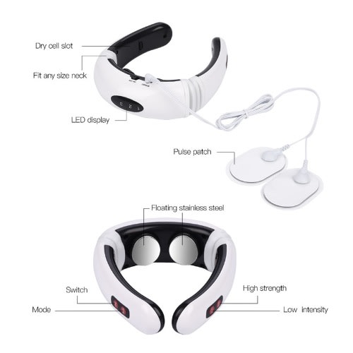 Electric Pulse Neck And Back  Massager