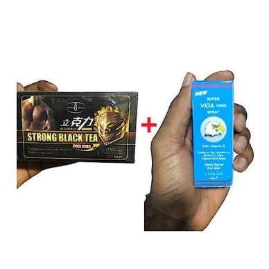 Strong Black Tea + 150,000 Delay Ejaculation Spray Combo